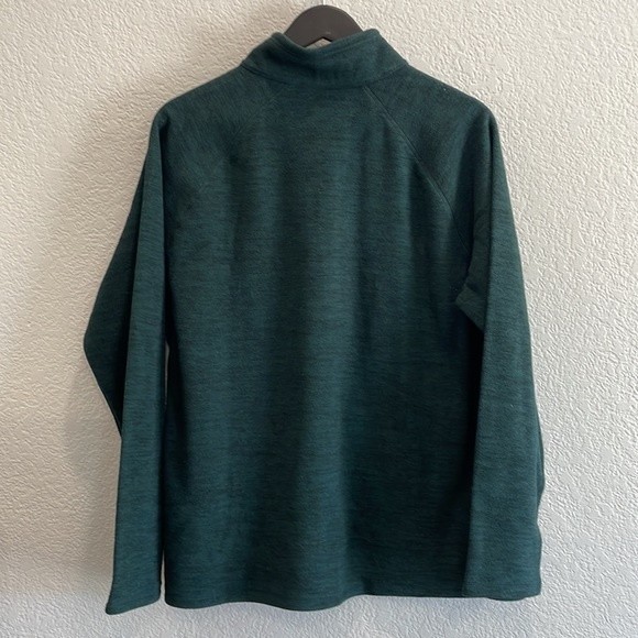 NEW Eddie Bauer Dark Green Ladies' Quarter Zip Pullover Size XL - Picture 8 of 9